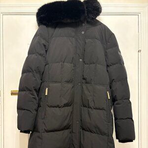 Kate Spade - Long Parka w/ Faux Fur Trim - Sz XL - EUC